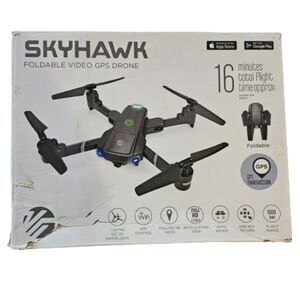 Vivitar VTI Skyhawk Foldable Live HD Quadcopter GPS Video Camera Drone